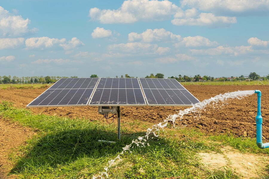 Solarbetriebenes Bewässerungssystem