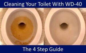 can you clean a toilet with wd40