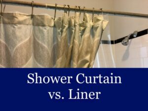 Duschvorhang vs. Liner: Was ist der Unterschied?