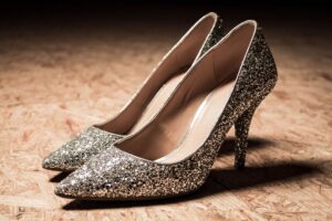 How to Glitter Shoes (Without Cracking)