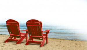 chairs in beach