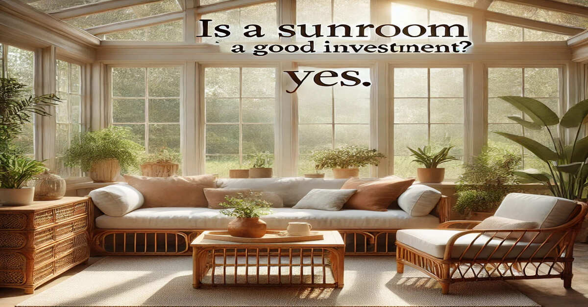 Sunroom is Good Investment